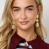 Stainless Steel Dangle Earrings irregular shape Casual Daily Simple Series Women's jewelry