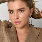 Copper Hoop Earrings Geometric Elegant Christmas Luxurious Series Women's jewelry