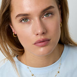 Necklace with stars and stones