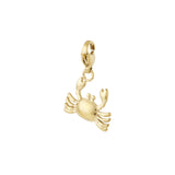 Crab jewelry charm