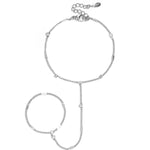 Hand chain with stones
