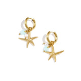 large starfish earrings