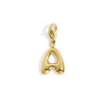DIY initial letter jewelry charm