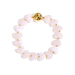 Statement bracelet with heart-shaped beads