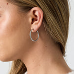 Stainless Steel Hoop Earrings Circle Simple Daily Simple Series Women's jewelry
