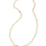 2-in-1 necklace bracelet with heart-shaped links