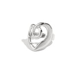 Stainless Steel Statement Rings irregular shape Casual Daily Simple Series Women's jewelry