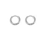 Simple XXS Stainless Steel Hoop Earrings