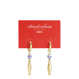 Stainless Steel Dangle Earrings fish Casual Holiday/Beach Simple Series Women's jewelry