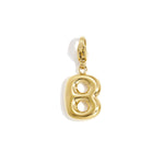 DIY initial letter jewelry charm