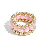 Bracelets set of 3 with beads