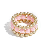 Bracelets set of 3 with beads