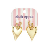 Stainless Steel Drop Earrings Heart Casual Daily Simple Series Women's jewelry