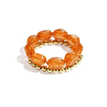 Bracelet set with chunky beads