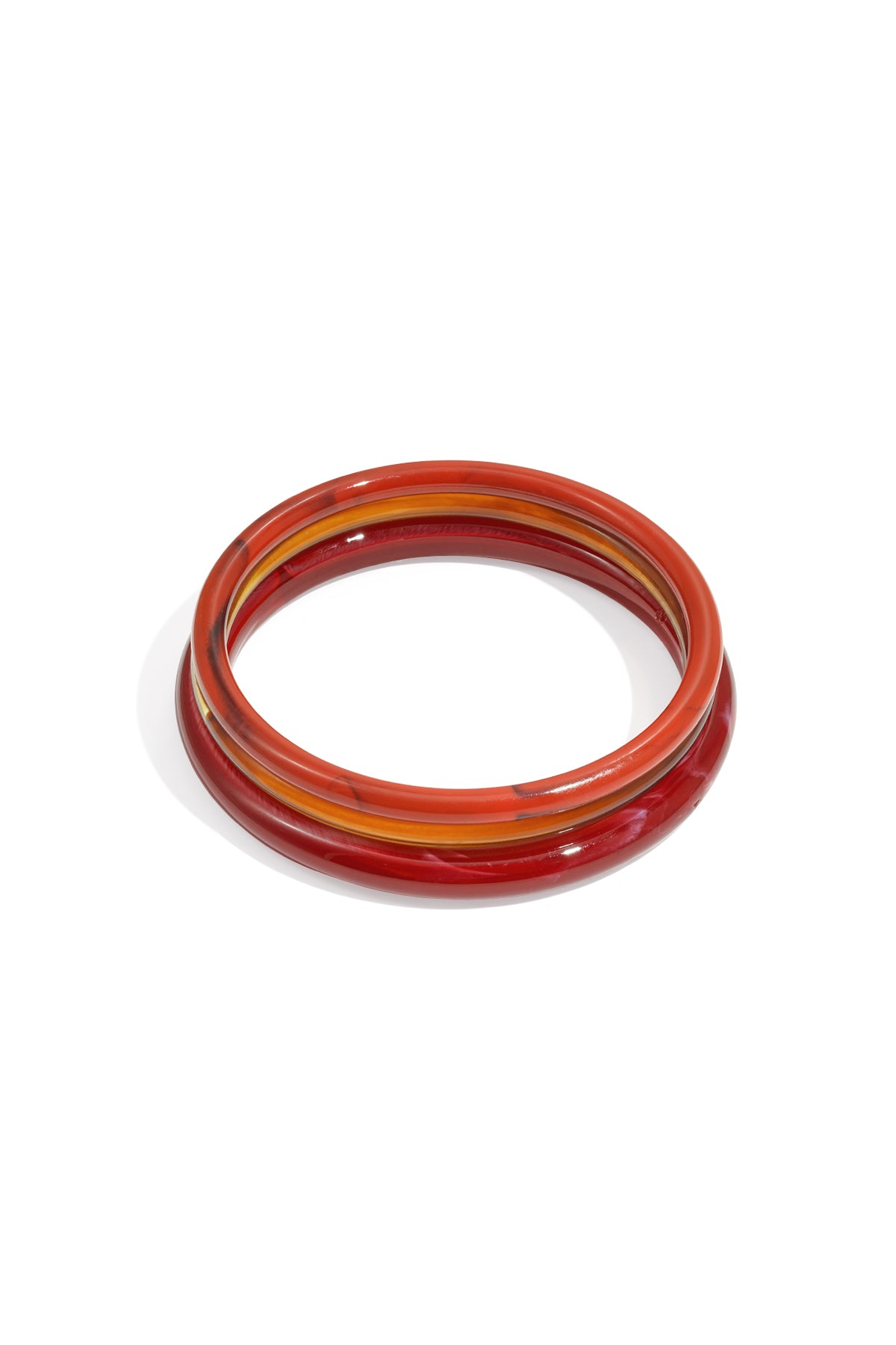 Acrylic Bangles Solid Color Casual Daily Simple Series Women's jewelry