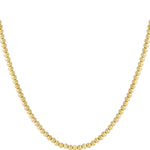 Solid bead necklace-6mm