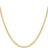 Solid bead necklace-6mm