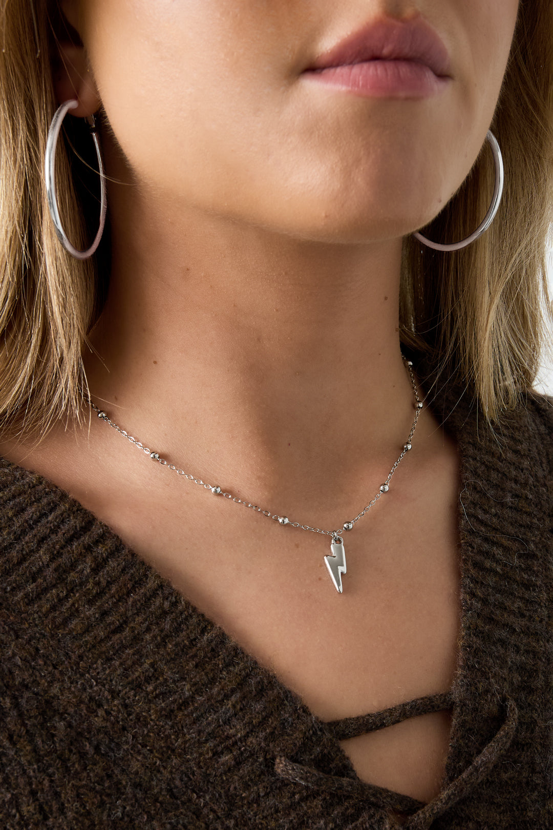 Stainless Steel Pendant necklaces Irregular Shape Casual Daily Simple Series Women's jewelry