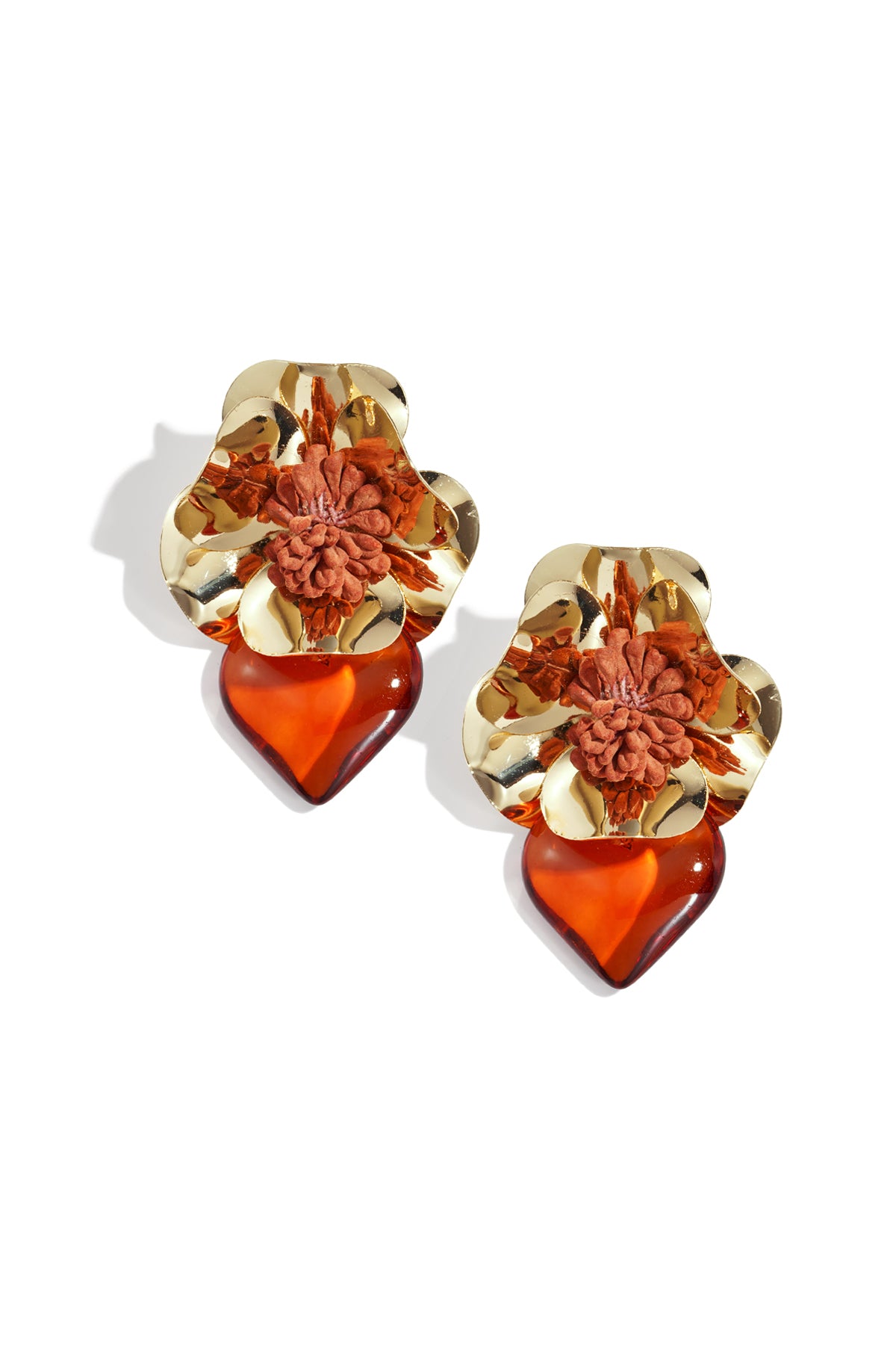 Iron Drop Earrings Flower Daily Ethnic Series Women's jewelry