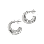 Stainless Steel Hoop Earrings circle Casual Daily Simple Series Women's jewelry