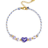 Rope Anklets Heart Casual Daily Romantic Series Women's jewelry