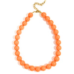 Necklace with large beads