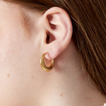Bold hoop clip Earrings