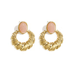 Stainless Steel Stud Earrings irregular shape Simple Daily Simple Series Women's jewelry