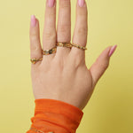 Statement ring with beads