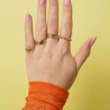 Statement ring with beads