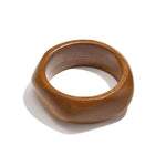 Wood Bangles Irregular Shape Simple Daily Simple Series Women's jewelry