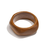 Wood Bangles Irregular Shape Simple Daily Simple Series Women's jewelry