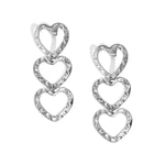 Stainless Steel Dangle Earrings Heart Casual Daily Simple Series Women's jewelry