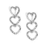 Stainless Steel Dangle Earrings Heart Casual Daily Simple Series Women's jewelry