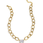 Link chain with statement pendant