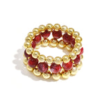 Bracelets set of 3 with beads
