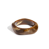 Acrylic Bangles Solid Color Casual Daily Simple Series Women's jewelry