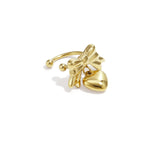 Stainless Steel Ear Cuffs Heart Casual Daily Simple Series Women's jewelry