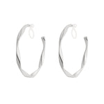 Twist Hoops Clip Earrings