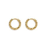 Stainless Steel Hoop Earrings Circle Simple Daily Simple Series Women's jewelry