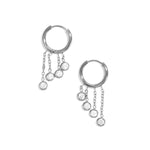 Stainless Steel Drop Earrings Circle Casual Daily Simple Series Women's jewelry