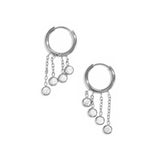 Stainless Steel Drop Earrings Circle Casual Daily Simple Series Women's jewelry