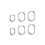 Stainless Steel Earring Sets Geometric Shape Simple Daily Simple Series Women's jewelry