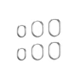 Stainless Steel Earring Sets Geometric Shape Simple Daily Simple Series Women's jewelry