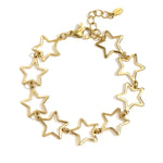 Stainless Steel Chain Bracelets Star Casual Daily Simple Series Women's jewelry