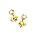 Stainless Steel Beads Earrings Fish Cute Daily Simple Series Women's jewelry