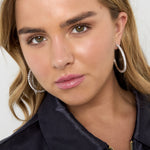 Copper Hoop Earrings Geometric Elegant Christmas Luxurious Series Women's jewelry