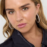Copper Hoop Earrings Geometric Elegant Christmas Luxurious Series Women's jewelry