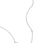 Necklace with hearts stones and pattern