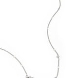 Necklace with hearts stones and pattern